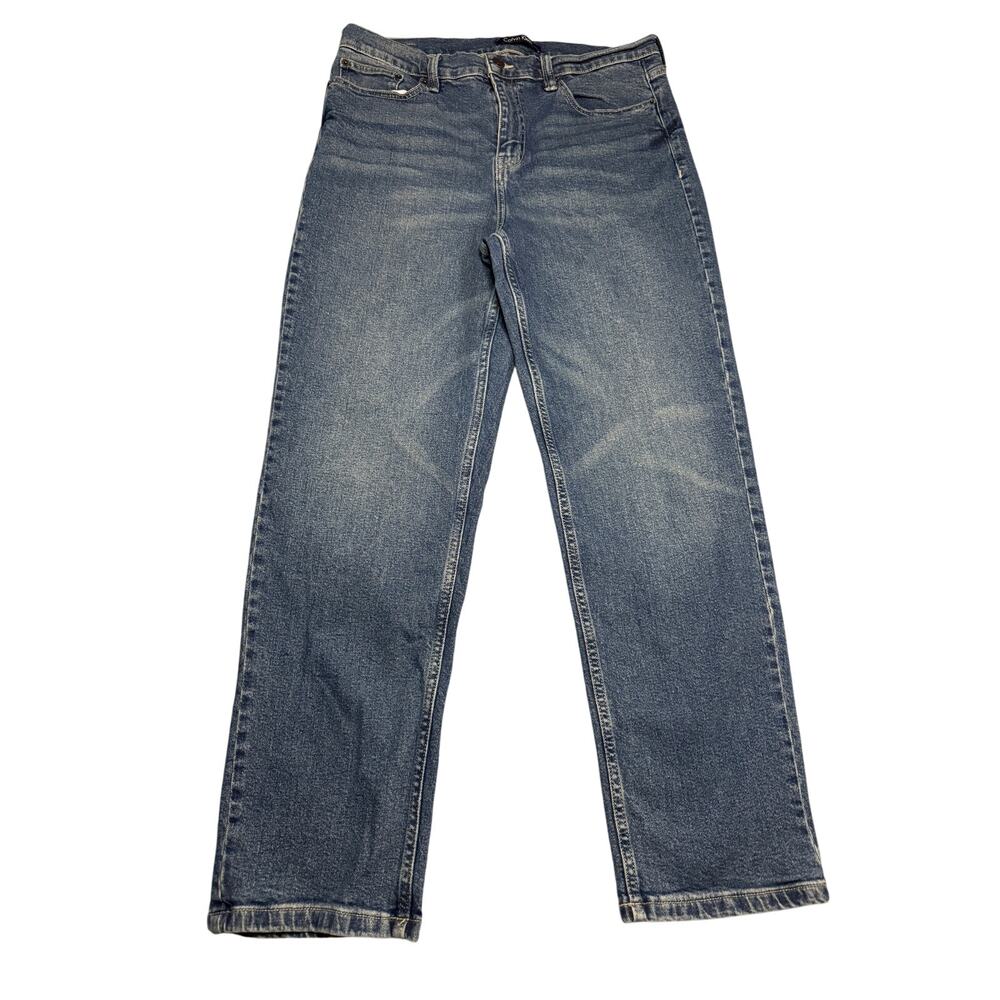 Calvin Klein Straight Jeans Medium Wash Women's 10 32x28  Classic Pants